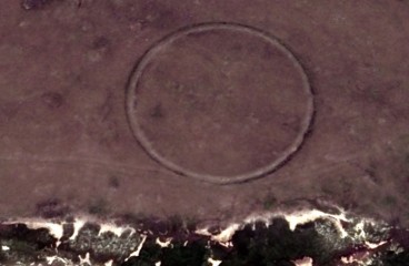 Куладжайское городище&#44; спутниковый снимок
