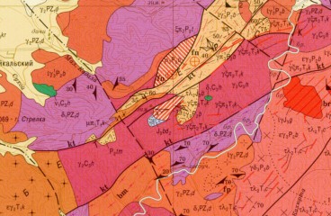 Геологическая карта обнажения