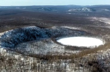 Потухший вулкан «Мушкетова»