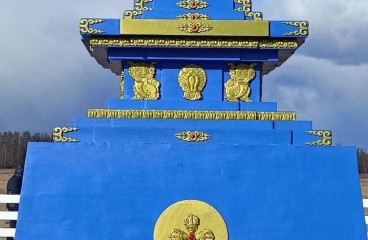 Ступа Будды Медицины в Исинге
